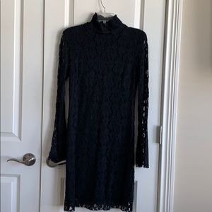 Black lace dress